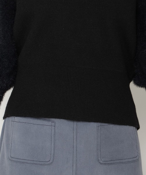 【セール】シャギースリーブニットトップス（ニット/セーター）｜REDYAZEL（レディアゼル）