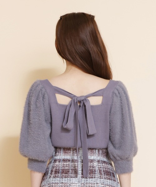 【セール】シャギースリーブニットトップス（ニット/セーター）｜REDYAZEL（レディアゼル）
