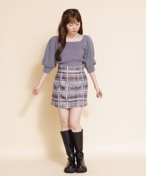 【セール】シャギースリーブニットトップス（ニット/セーター）｜REDYAZEL（レディアゼル）