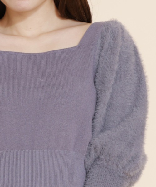 【セール】シャギースリーブニットトップス（ニット/セーター）｜REDYAZEL（レディアゼル）