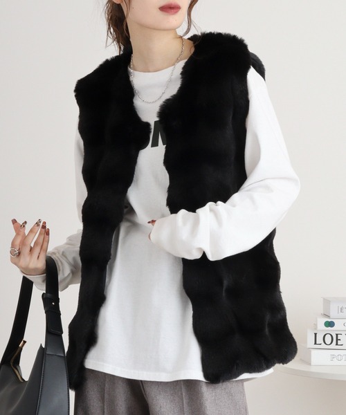 【セール】je crois soi エコファーベスト(ベスト)|FUNALIVE(ファンアライブ) 4,673円