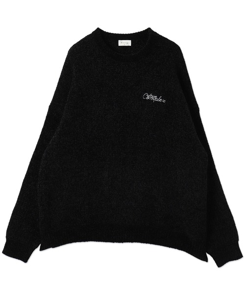 BROWNY（ブラウニー）の「BROWNY/ベロアモールワンポイントプルオーバー（ニット/セーター・メンズ・ブルー系その他/ライトグレー/ブラック・MEDIUM/LARGE）」の18枚目の写真