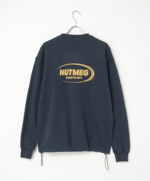 NO NEED（ノーニード）の「【NUTMEG/ナツメグ】裾ドロストスウェット（スウェット・メンズ・グレー/ネイビー/ブラック/オフホワイト・M/L）」の6枚目の写真