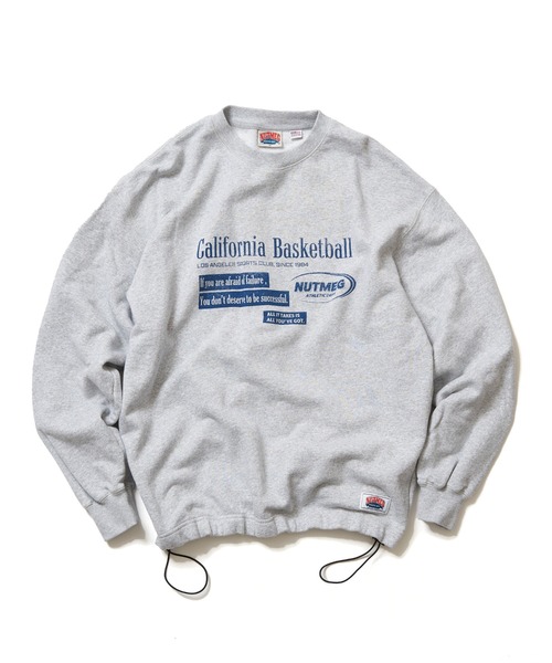 NO NEED（ノーニード）の「【NUTMEG/ナツメグ】裾ドロストスウェット（スウェット・メンズ・グレー/ネイビー/ブラック/オフホワイト・M/L）」の4枚目の写真