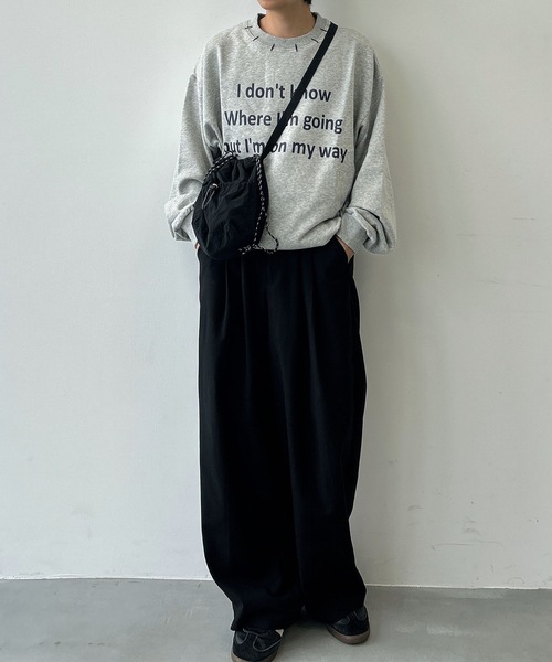 UNDERSTATEMENTs(アンダーステイトメント)の「【ユニセックス】巾着ショルダーバッグ(ショルダーバッグ・メンズ・ブラック/ピンク/ベージュ/オフホワイト/カーキ/ホワイト系その他/ブラック系その他・FREE)」の16枚目の写真
