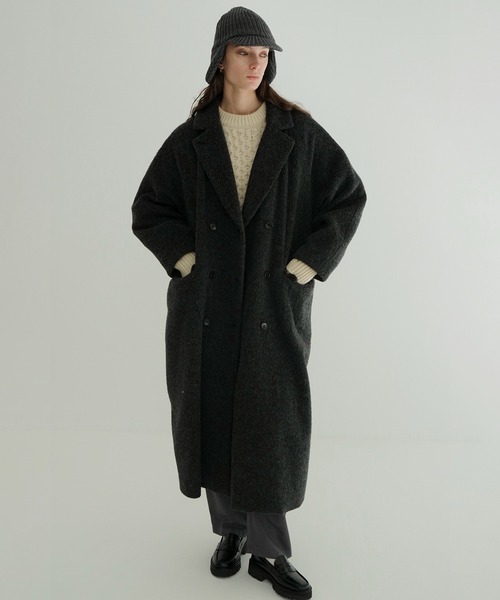 DOUBLE WOOL LONG COAT（チェスターコート）｜CLANE（クラネ）の