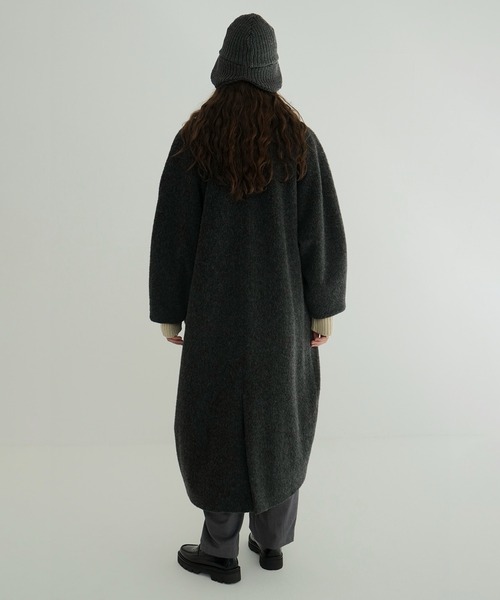 DOUBLE WOOL LONG COAT（チェスターコート）｜CLANE（クラネ）の