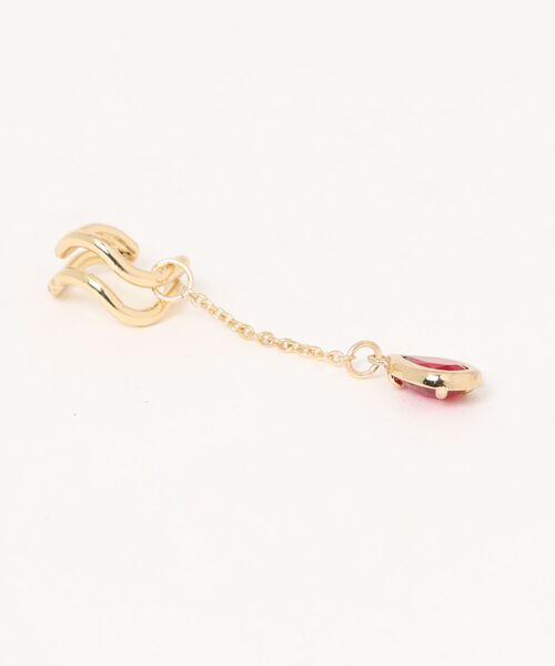 チャイハネ（チャイハネ）の「【チャイハネ】キラリーノイヤーカフ（イヤーカフ・レディース・レッド/イエロー/グリーン・FREE）」の5枚目の写真