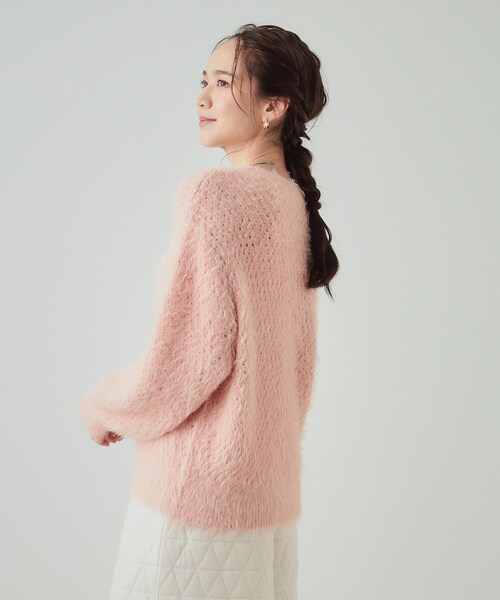 セール】【高レビュー/S-LL】思わず触れたくなる 大人の透かし編み