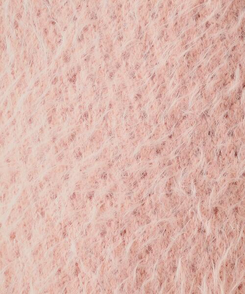 DRESKIP（ドレスキップ）の「◆【高レビュー/S-LL】思わず触れたくなる 大人の透かし編みフェザーニット（ニット/セーター・レディース・オフホワイト/ライトグレー/ピンク系/ライトベージュ/カーキ・01/04/03/02）」の9枚目の写真