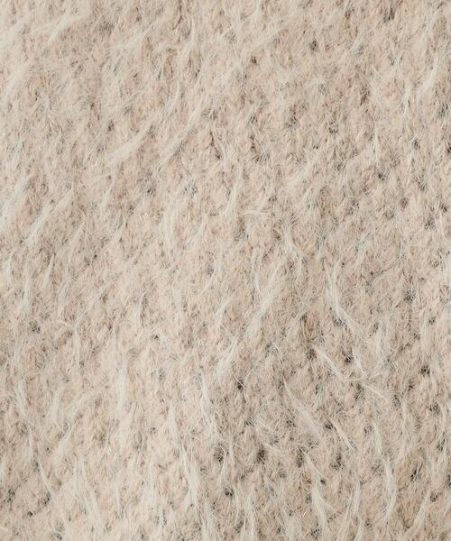 DRESKIP（ドレスキップ）の「◆【高レビュー/S-LL】思わず触れたくなる 大人の透かし編みフェザーニット（ニット/セーター・レディース・オフホワイト/ライトグレー/ピンク系/ライトベージュ/カーキ・01/04/03/02）」の22枚目の写真