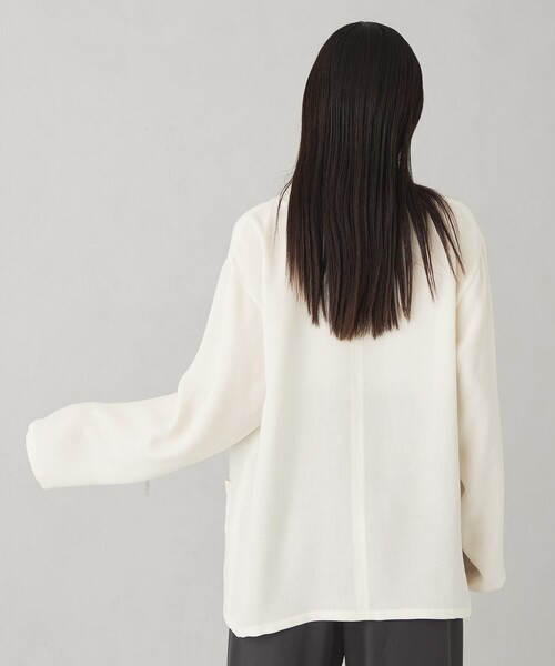 EMMEL REFINES(エメルリファインズ)の「<EMMEL REFINES>EM カラミ イージー ジャケット(テーラードジャケット・レディース・ベージュ/ホワイト・FREE)」の15枚目の写真