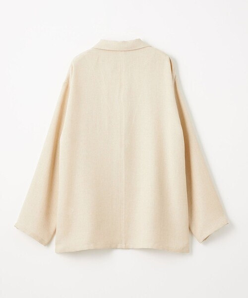 EMMEL REFINES(エメルリファインズ)の「<EMMEL REFINES>EM カラミ イージー ジャケット(テーラードジャケット・レディース・ベージュ/ホワイト・FREE)」の11枚目の写真