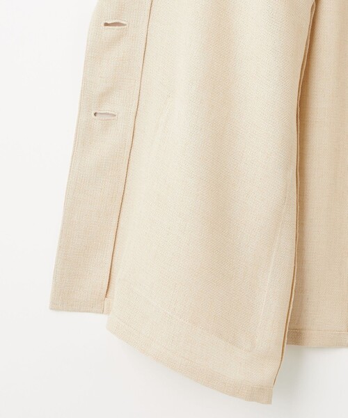 EMMEL REFINES(エメルリファインズ)の「<EMMEL REFINES>EM カラミ イージー ジャケット(テーラードジャケット・レディース・ベージュ/ホワイト・FREE)」の4枚目の写真