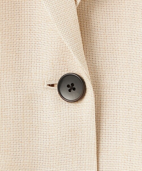 EMMEL REFINES(エメルリファインズ)の「<EMMEL REFINES>EM カラミ イージー ジャケット(テーラードジャケット・レディース・ベージュ/ホワイト・FREE)」の5枚目の写真