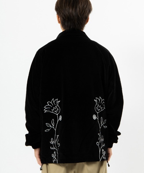 430(フォーサーティ)の「mj10489-VELOUR COACH JACKET コーチジャケット(ブルゾン・メンズ・グリーン/ネイビー/ブラック・0/1/2/3)」の10枚目の写真