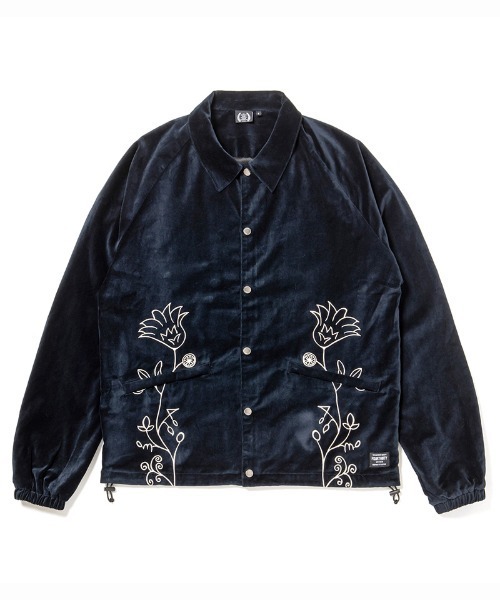 430(フォーサーティ)の「mj10489-VELOUR COACH JACKET コーチジャケット(ブルゾン・メンズ・グリーン/ネイビー/ブラック・0/1/2/3)」の14枚目の写真