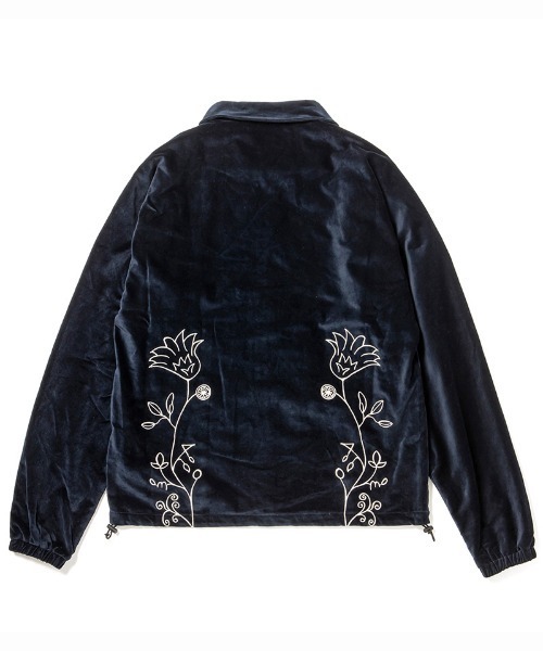 430(フォーサーティ)の「mj10489-VELOUR COACH JACKET コーチジャケット(ブルゾン・メンズ・グリーン/ネイビー/ブラック・0/1/2/3)」の15枚目の写真