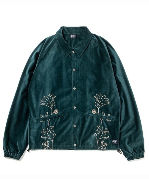 430(フォーサーティ)の「mj10489-VELOUR COACH JACKET コーチジャケット(ブルゾン・メンズ・グリーン/ネイビー/ブラック・0/1/2/3)」の16枚目の写真