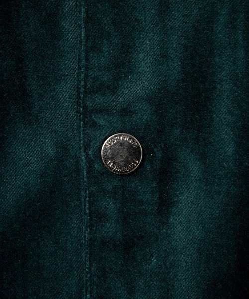 430(フォーサーティ)の「mj10489-VELOUR COACH JACKET コーチジャケット(ブルゾン・メンズ・グリーン/ネイビー/ブラック・0/1/2/3)」の20枚目の写真
