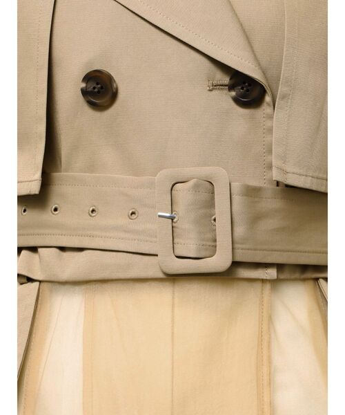 LAGUNAMOON（ラグナムーン）の「チュールドッキングマルチWAYトレンチコート（トレンチコート・レディース・ベージュ・FREE）」の4枚目の写真