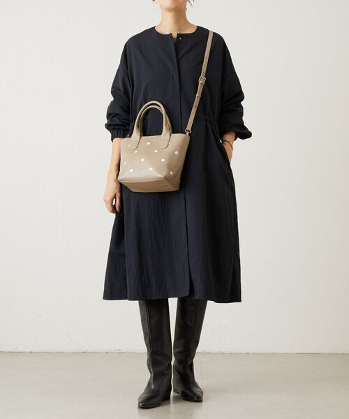 BEARDSLEY（ビアズリー）の「バルーン袖フレアーコート（その他アウター・レディース・ブラック/ベージュ/カーキ/ネイビー・FREE）」の8枚目の写真