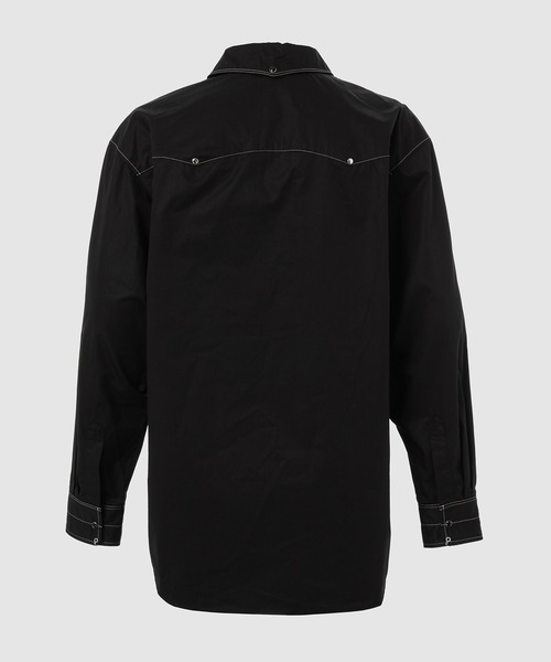 LEMAIRE（ルメール）の「EMBELLISHED MET EMBELLISHED METAL SHIRT（シャツ/ブラウス・メンズ・ブラック・S/M/XS）」の2枚目の写真