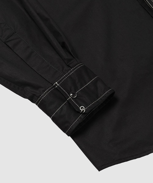 LEMAIRE（ルメール）の「EMBELLISHED MET EMBELLISHED METAL SHIRT（シャツ/ブラウス・メンズ・ブラック・S/M/XS）」の3枚目の写真