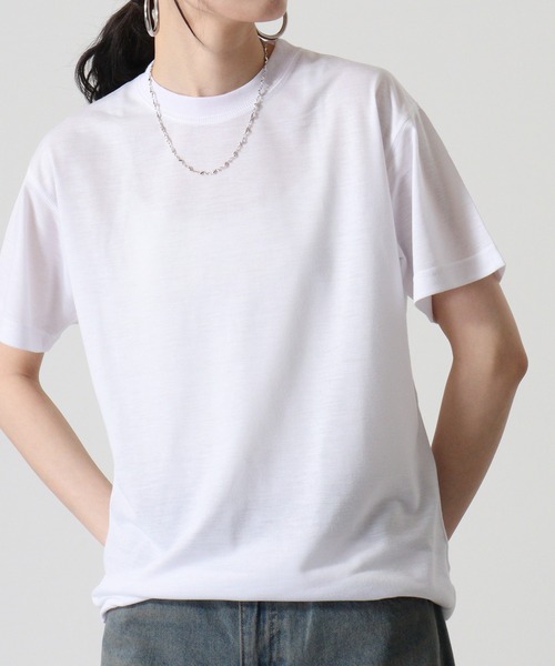 TRUSS(トラス)の「TRUSS リサイクルポリ天竺Tシャツ(Tシャツ/カットソー・メンズ・ホワイト・S/XL)」の1枚目の写真