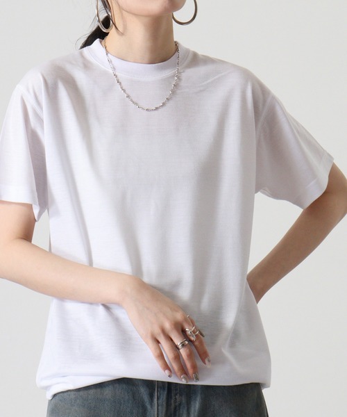 TRUSS(トラス)の「TRUSS リサイクルポリ天竺Tシャツ(Tシャツ/カットソー・メンズ・ホワイト・S/XL)」の2枚目の写真