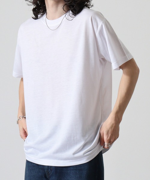 TRUSS(トラス)の「TRUSS リサイクルポリ天竺Tシャツ(Tシャツ/カットソー・メンズ・ホワイト・S/XL)」の6枚目の写真