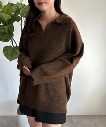 キーネックポロニット【ZOZOTOWN限定アイテム】