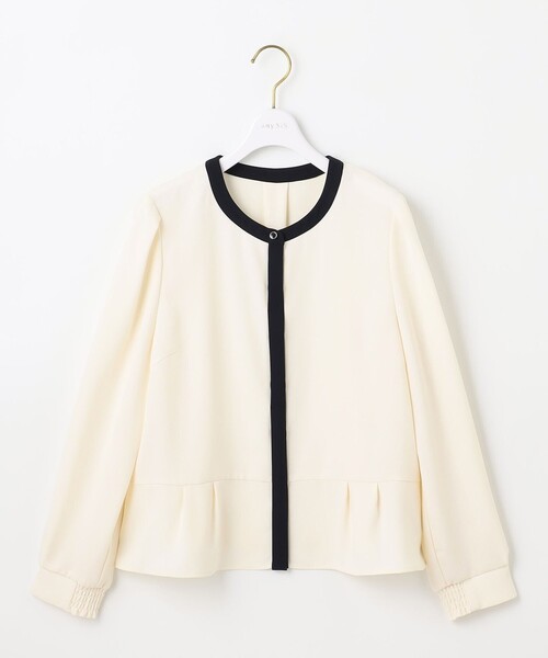 ANY SIS(エニィスィス)の「【洗える】ハオレル ブラウス(シャツ/ブラウス・レディース・ライトグレー系/ネイビー系/アイボリー系・2)」の1枚目の写真