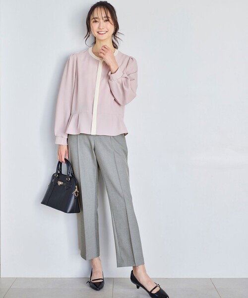 ANY SIS(エニィスィス)の「【洗える】ハオレル ブラウス(シャツ/ブラウス・レディース・ライトグレー系/ネイビー系/アイボリー系・2)」の5枚目の写真