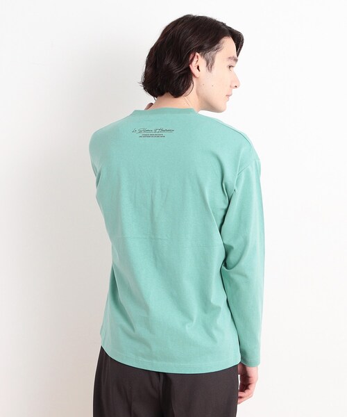 THE SHOP TK （ザ ショップ ティーケー ）の「オーガニックコットンフォトプリントTシャツ（Tシャツ/カットソー・メンズ・ホワイト系3/ホワイト系6/グリーン系/イエロー系その他5/チャコール/オフホワイト・02/03/04）」の12枚目の写真