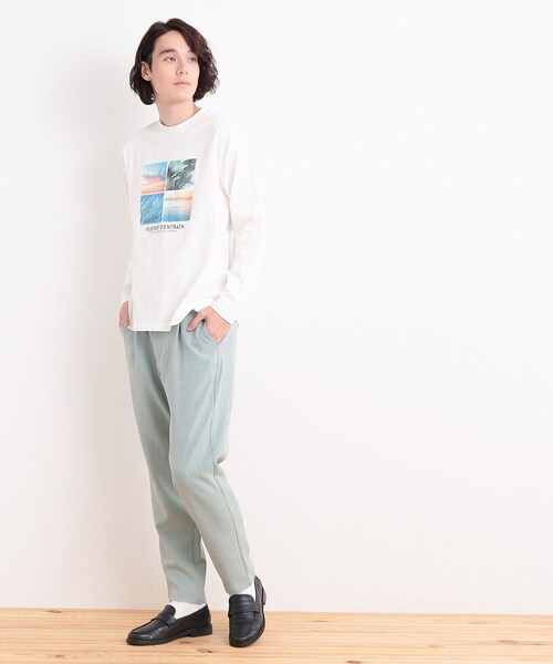 THE SHOP TK （ザ ショップ ティーケー ）の「オーガニックコットンフォトプリントTシャツ（Tシャツ/カットソー・メンズ・ホワイト系3/ホワイト系6/グリーン系/イエロー系その他5/チャコール/オフホワイト・02/03/04）」の17枚目の写真