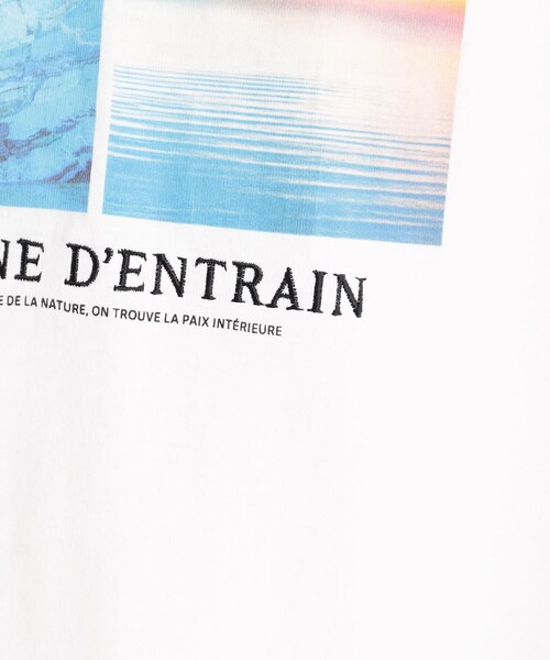 THE SHOP TK （ザ ショップ ティーケー ）の「オーガニックコットンフォトプリントTシャツ（Tシャツ/カットソー・メンズ・ホワイト系3/ホワイト系6/グリーン系/イエロー系その他5/チャコール/オフホワイト・02/03/04）」の18枚目の写真