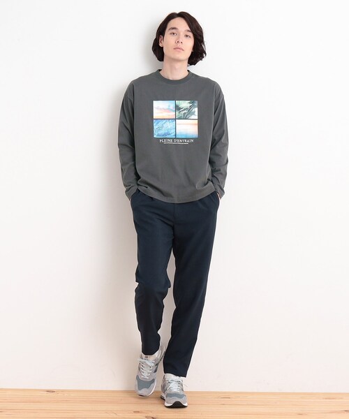 THE SHOP TK （ザ ショップ ティーケー ）の「オーガニックコットンフォトプリントTシャツ（Tシャツ/カットソー・メンズ・ホワイト系3/ホワイト系6/グリーン系/イエロー系その他5/チャコール/オフホワイト・02/03/04）」の21枚目の写真