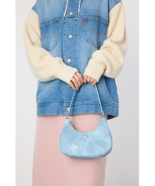 RODEO CROWNS WIDE BOWL（ロデオクラウンズワイドボウル）の「ロゴエンブレム ハンドバッグ（ハンドバッグ・レディース・ブルー系その他/ピンク系その他/グレー系その他・FREE）」の4枚目の写真