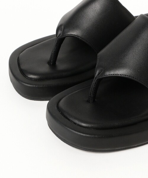 B:MING by BEAMS（ビーミングバイビームス）の「プラットフォーム トング サンダル（22.5～24.5cm）（サンダル・レディース・グリーン系その他4/ブラック・24.5cm/23.5cm/22.5cm）」の4枚目の写真