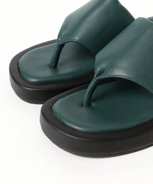 B:MING by BEAMS（ビーミングバイビームス）の「プラットフォーム トング サンダル（22.5～24.5cm）（サンダル・レディース・グリーン系その他4/ブラック・24.5cm/23.5cm/22.5cm）」の9枚目の写真