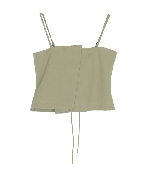 titivate（ティティベイト）の「バックレースアップキャミソール/ビスチェ（キャミソール・レディース・ブラック/ライトベージュ/ライトカーキ・S/M/L）」の20枚目の写真