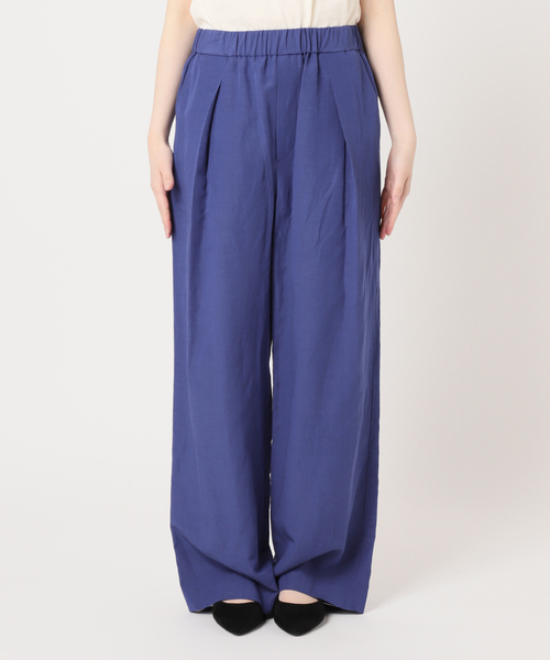JOURNAL STANDARD L'ESSAGE イージーパンツ VIS/LINEN タックイージーパンツ（スラックス）｜JOURNAL