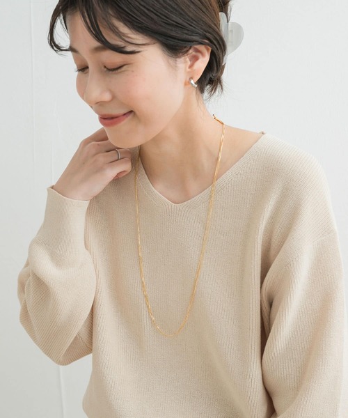 URBAN RESEARCH DOORS（アーバンリサーチドアーズ）の「ダブルチェーンネックレス（ネックレス・レディース・ゴールド/シルバー・ONE）」の3枚目の写真