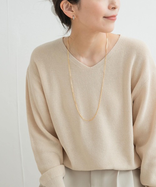 URBAN RESEARCH DOORS（アーバンリサーチドアーズ）の「ダブルチェーンネックレス（ネックレス・レディース・ゴールド/シルバー・ONE）」の4枚目の写真