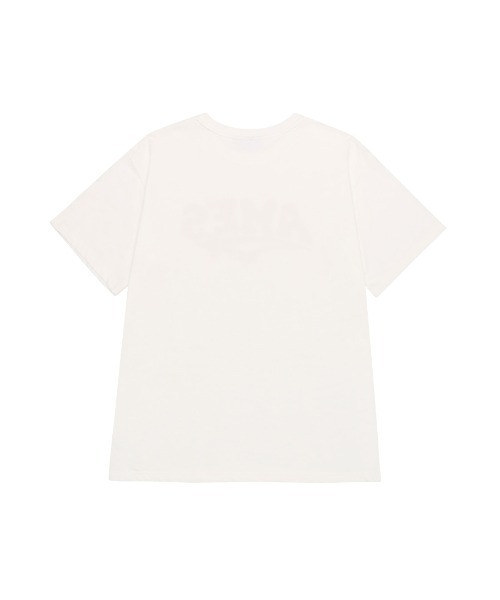 AMESWORLDWIDE（アメスワールドワイド）の「A'GEM/9 × .kom 『AMESWORLDWIDE/アメスワールドワイド』NEW AMES LOGO TEE /ニューアメスロゴTEE（Tシャツ/カットソー・レディース・イエロー/ブラック/ホワイト・L/S）」の16枚目の写真