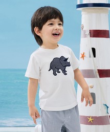半袖Tシャツ（恐竜アップリケ）