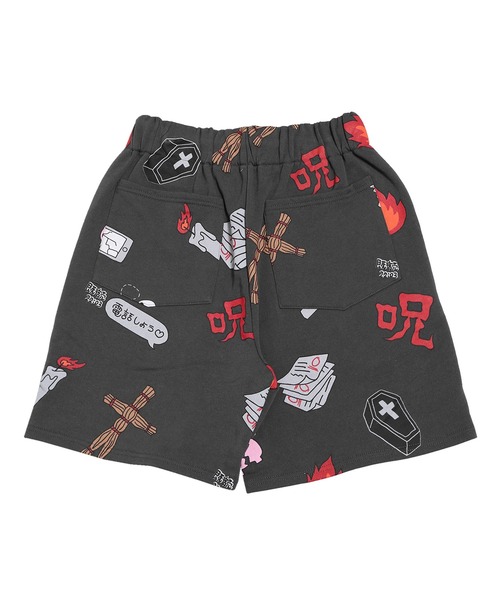 PUNYUS(プニュズ)の「天国と地獄総柄スウェットショーパン(スウェットパンツ・レディース・ホワイト/スミクロ・1/2/4/3)」の21枚目の写真