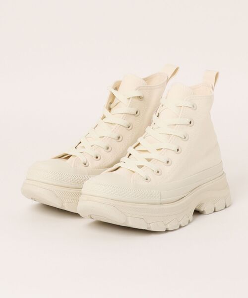 CONVERSE(コンバース)の「【CONVERSE】コンバース ALL STAR R TRECWAVE HI(オールスターR トレックウェーブ HI)(スニーカー・レディース・グレー系その他/ライトベージュ・4/4.5/5/5.5)」の2枚目の写真