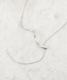 ねじりメタルスライドネックレス